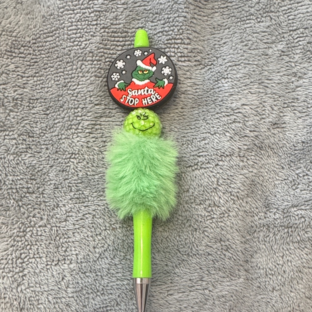 Grinch Christmas Pen